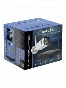 Комплект видеонаблюдения беспроводной на 8 камер Wi-Fi 3MP Орбита OT-VNK08